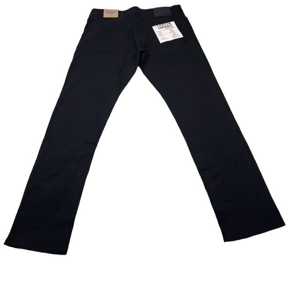 Tailor Vintage Canaan Slim Fit Tailor Smart Chino Pants Black Men's Size 32 x 32 - Picture 2 of 9
